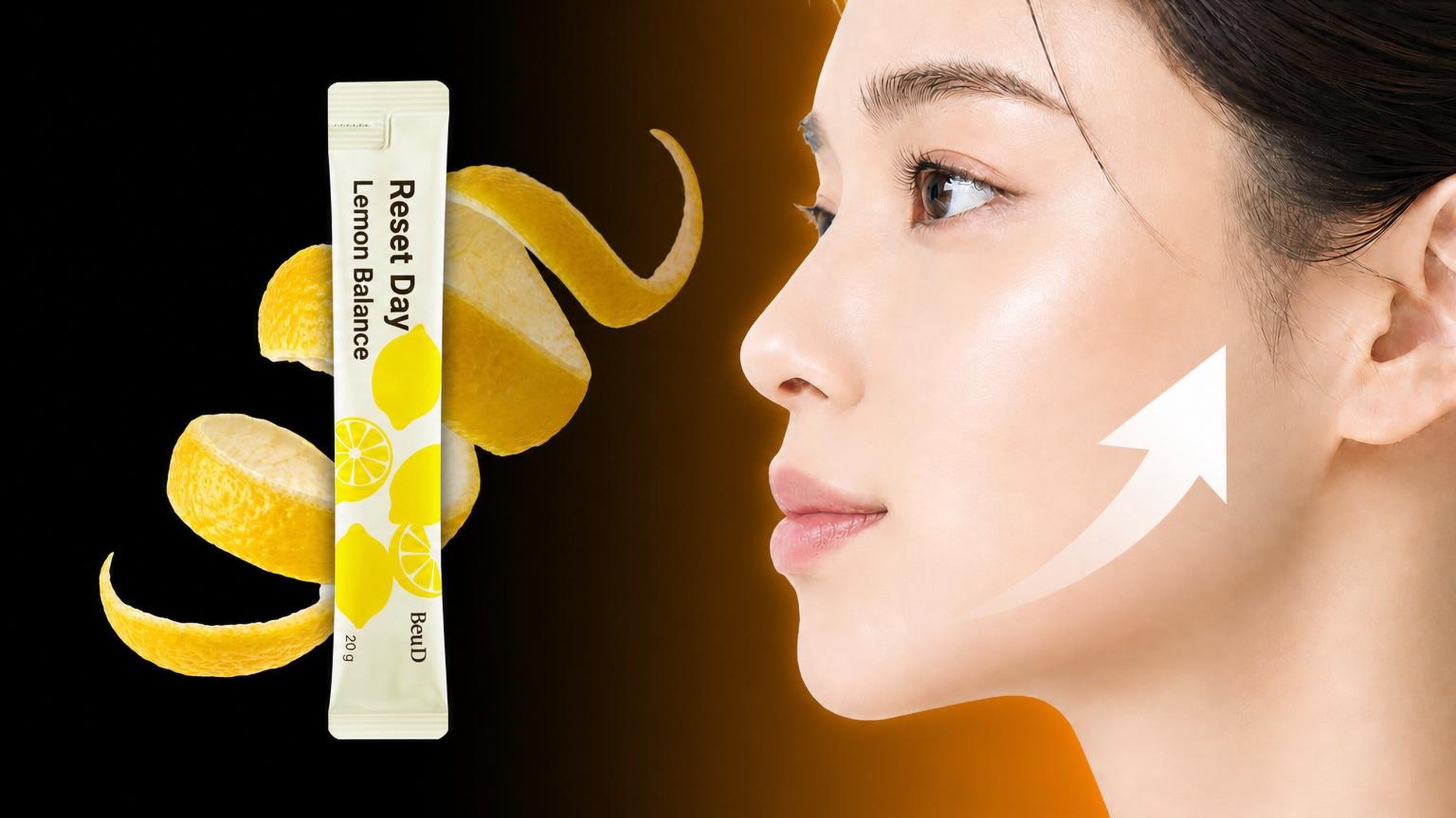 The secret to idols' sharp features? Just one sachet a day transforms your facial contour.