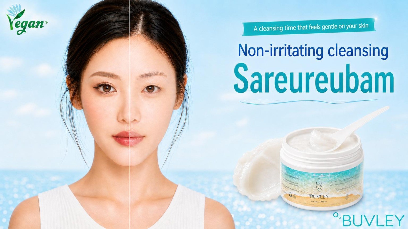 Deep Makeup & Pore Impurities Melt Away with a Gentle Vegan Cleansing Balm
