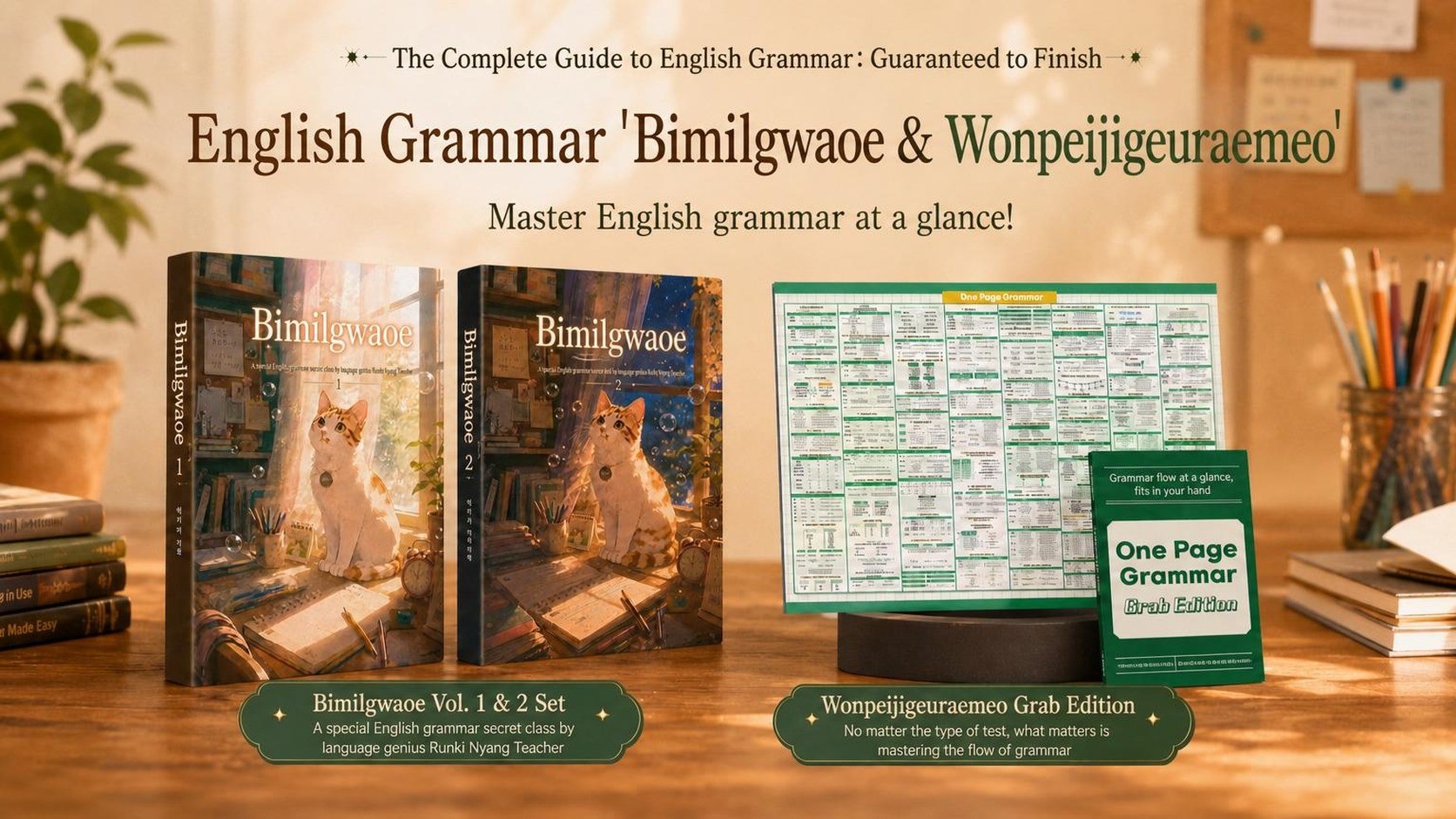The Ultimate English Grammar Guide: Guaranteed Complete Mastery with 'Secret Tutoring' & One-Page Grammar