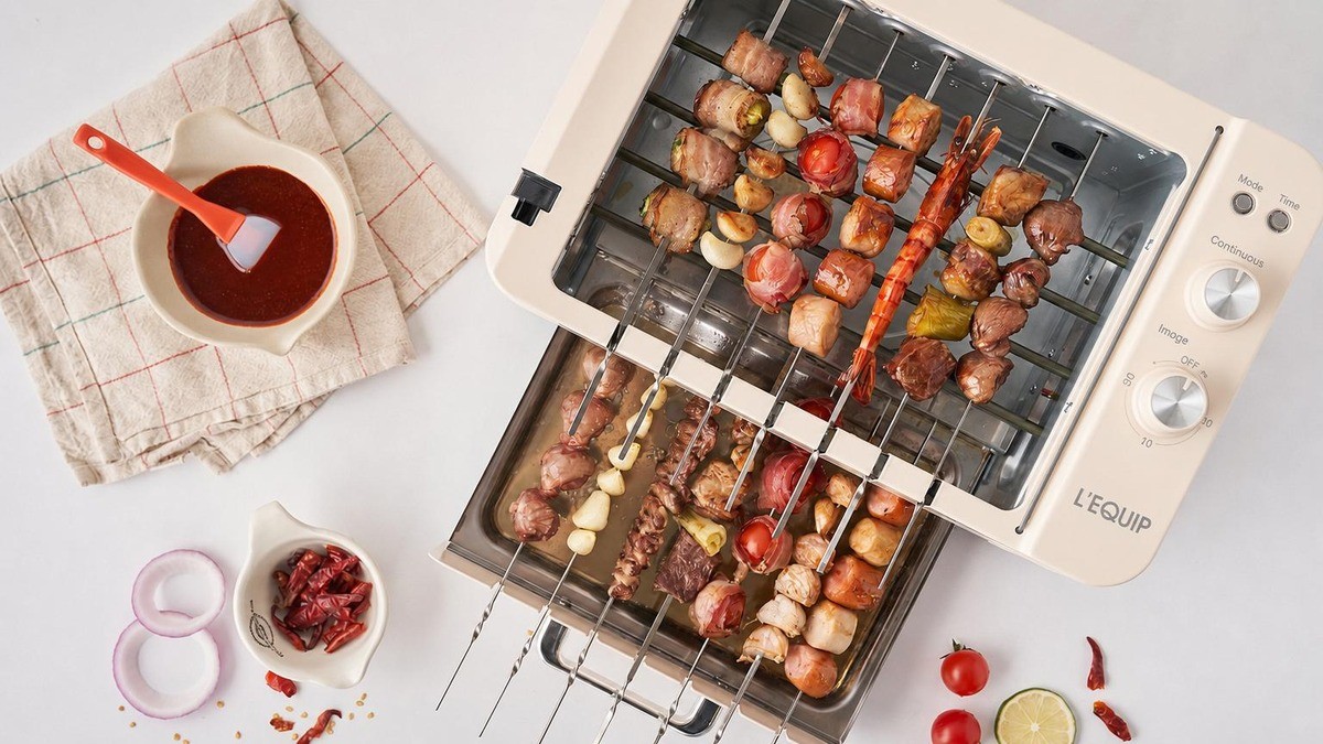 [Wadiz Exclusive Lowest Price] 3-in-1 Skewer Grill & Pan for Perfect Home BBQ