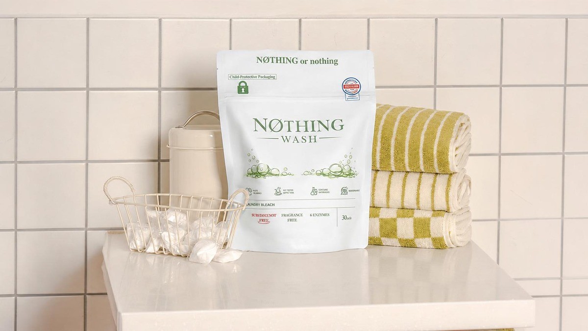Nothing Wash: Premium Surfactant-Free Laundry Capsules