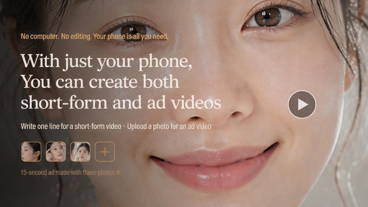Just Your Phone: Auto-Create Short Long & Ad Videos Effortlessly