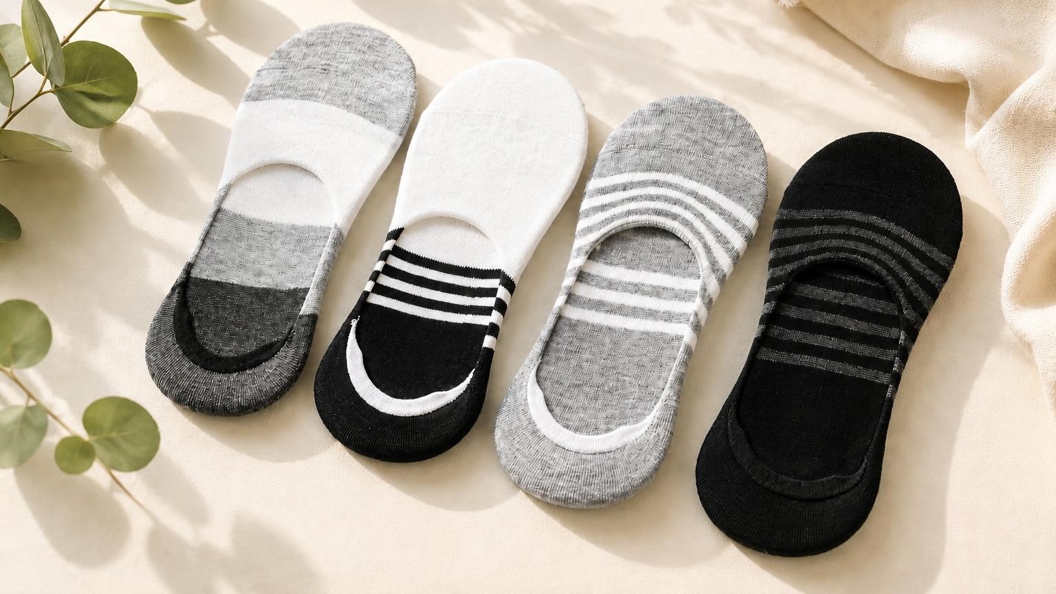 Stay Fresh All Summer! Men's No-Show Socks You'll Reach for Again and Again