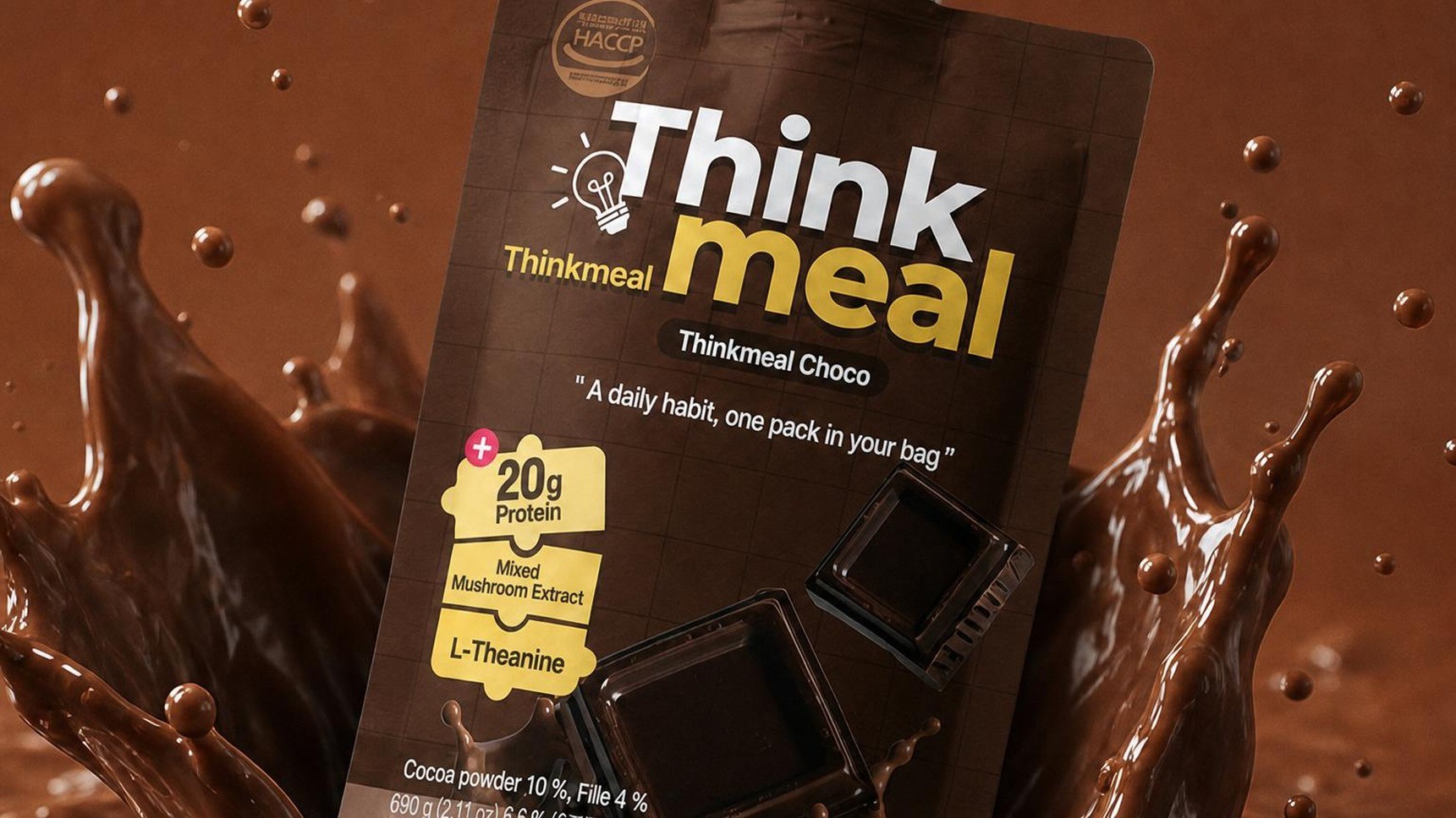 Study fuel that’s truly different! Focus-boosting shake ThinkMeal