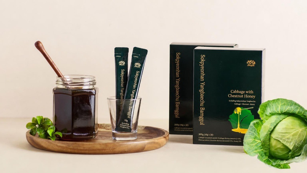 [60% Solids] Ultimate Richness! Cabbage Sticks Sweetened with Premium Korean Chestnut Honey