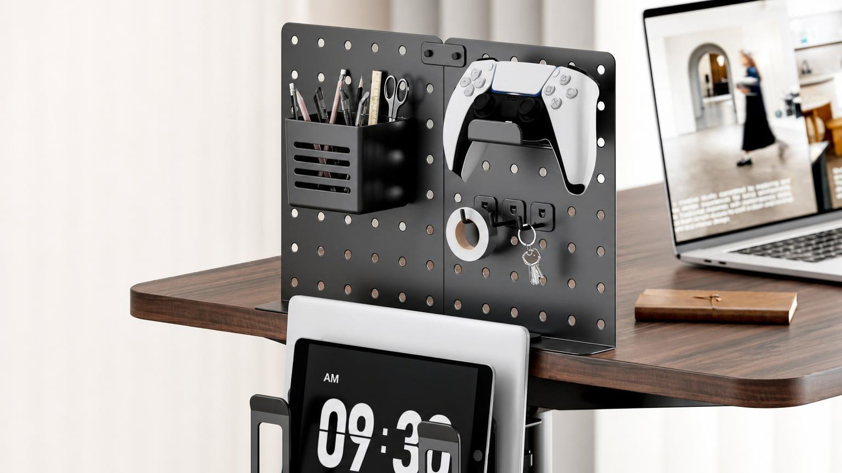 Beyond the Desk: Mountview Desk Pegboard for Side & Back Organization