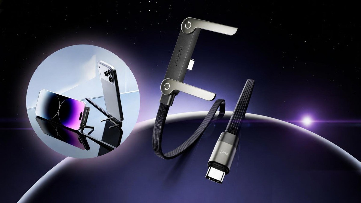 [New in ’26] 2-in-1 Stand & 240W Ultra-Fast Charging Cable