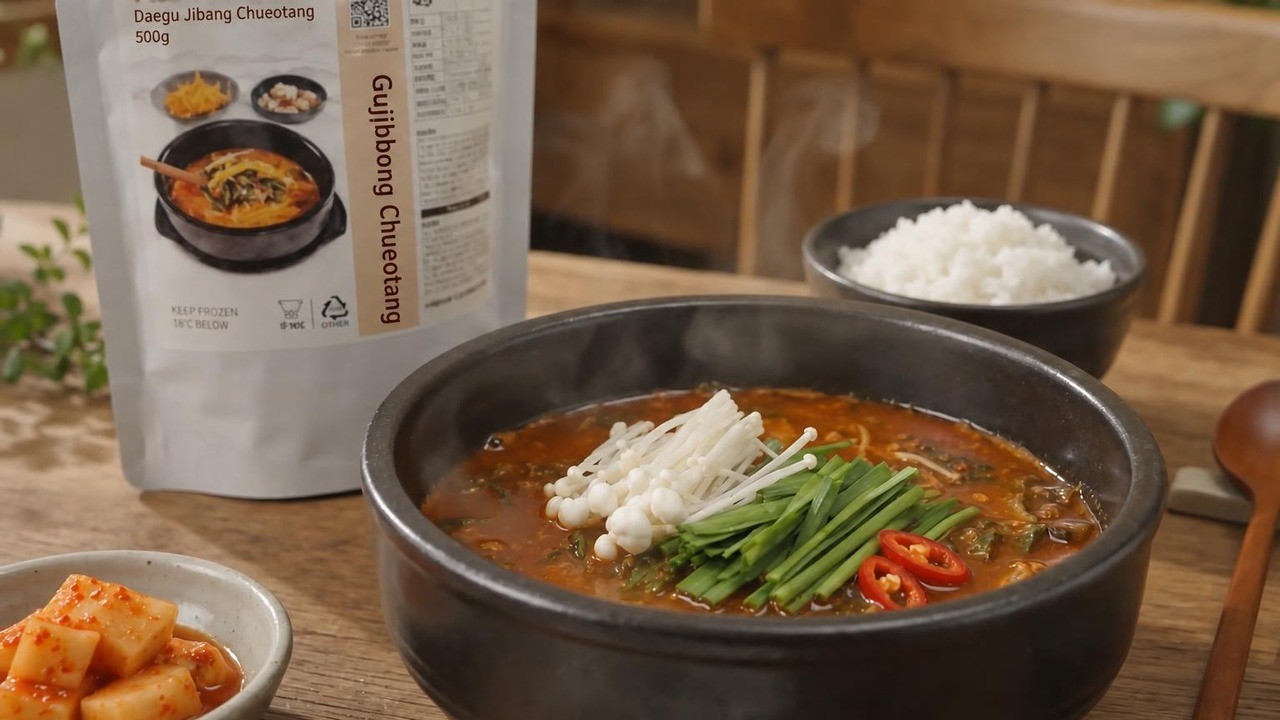 Authentic Kkuji-Ppong Fish Soup Simmered in Traditional Cauldron – Jeongneung’s Beloved Health Boosting Stew