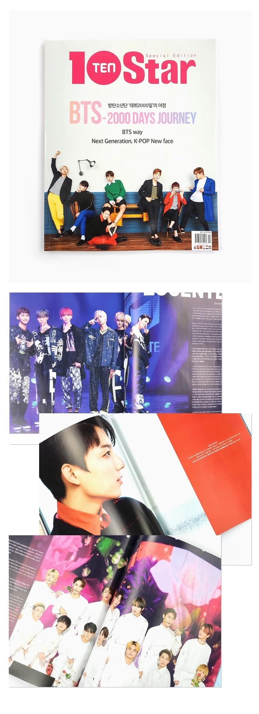 BTS 10STAR Official Limited Set: Photo Book + CD + Eco Bag +