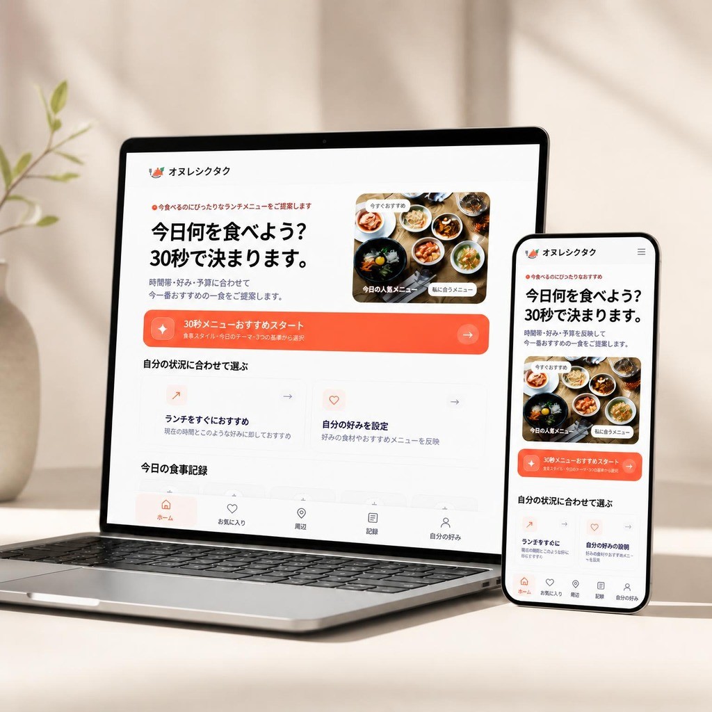 오늘의 식탁 디자인 이미지