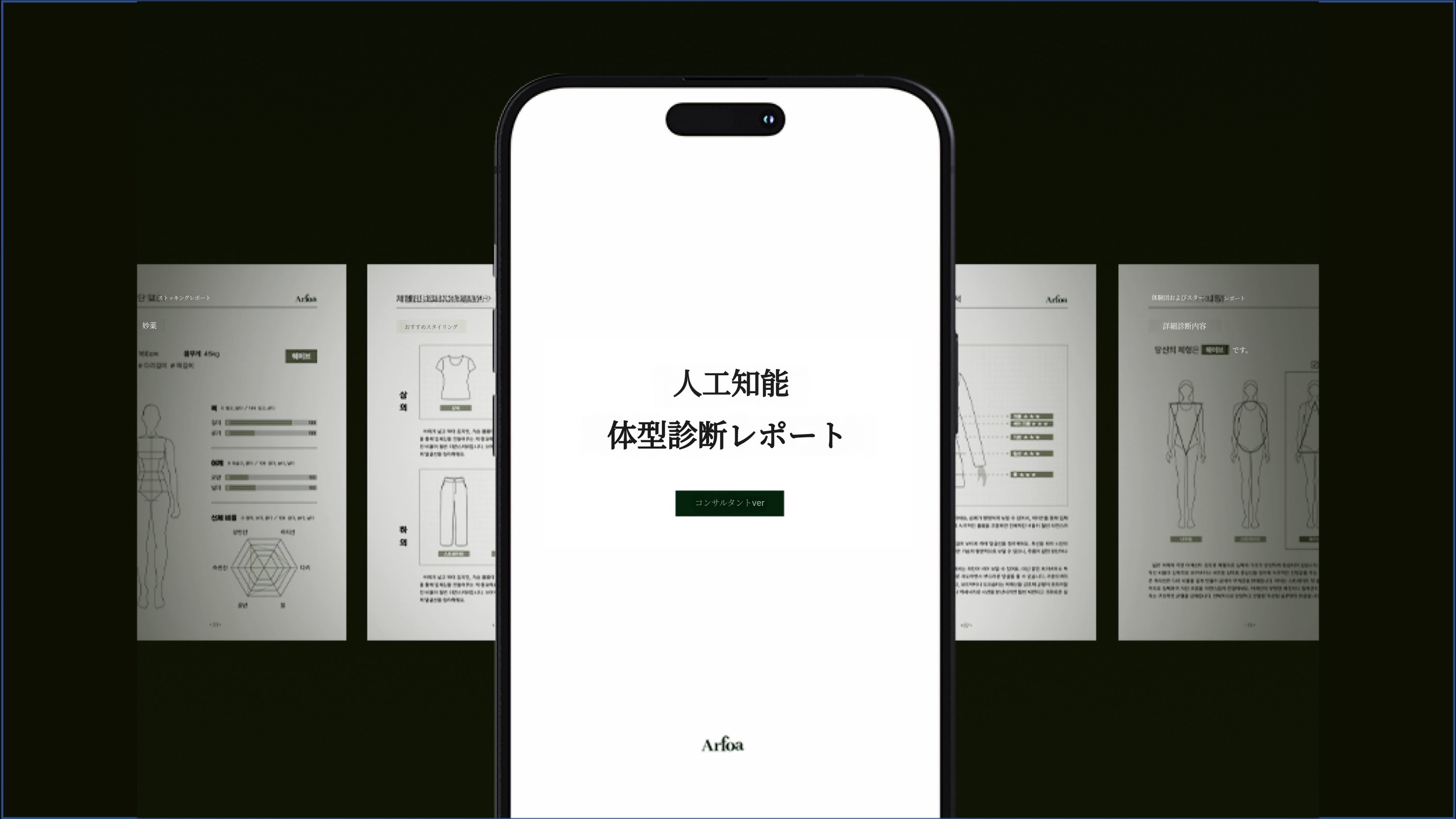 写真2枚で完成するAI体型分析レポート＆ファッションアドバイス