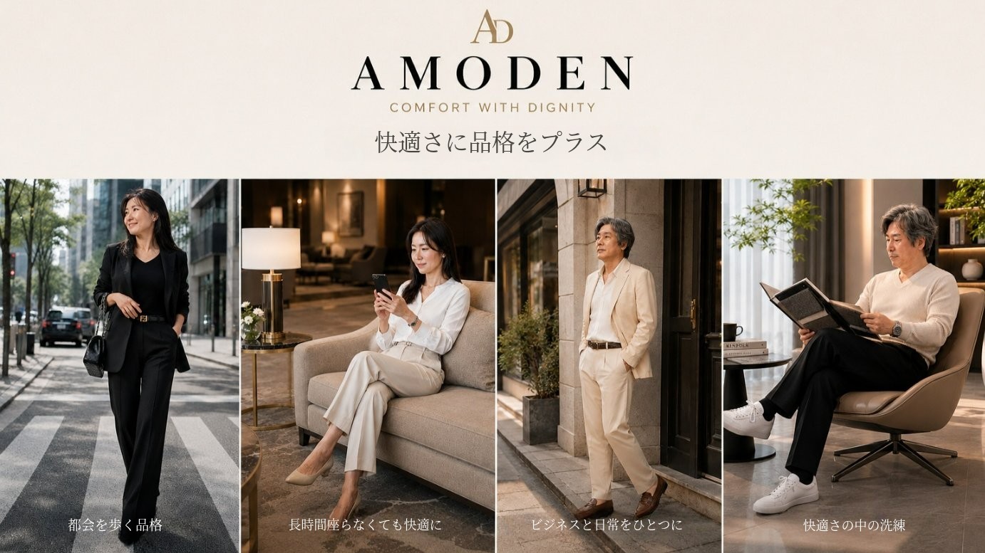 AMODEN、快適さに上質さをプラス。