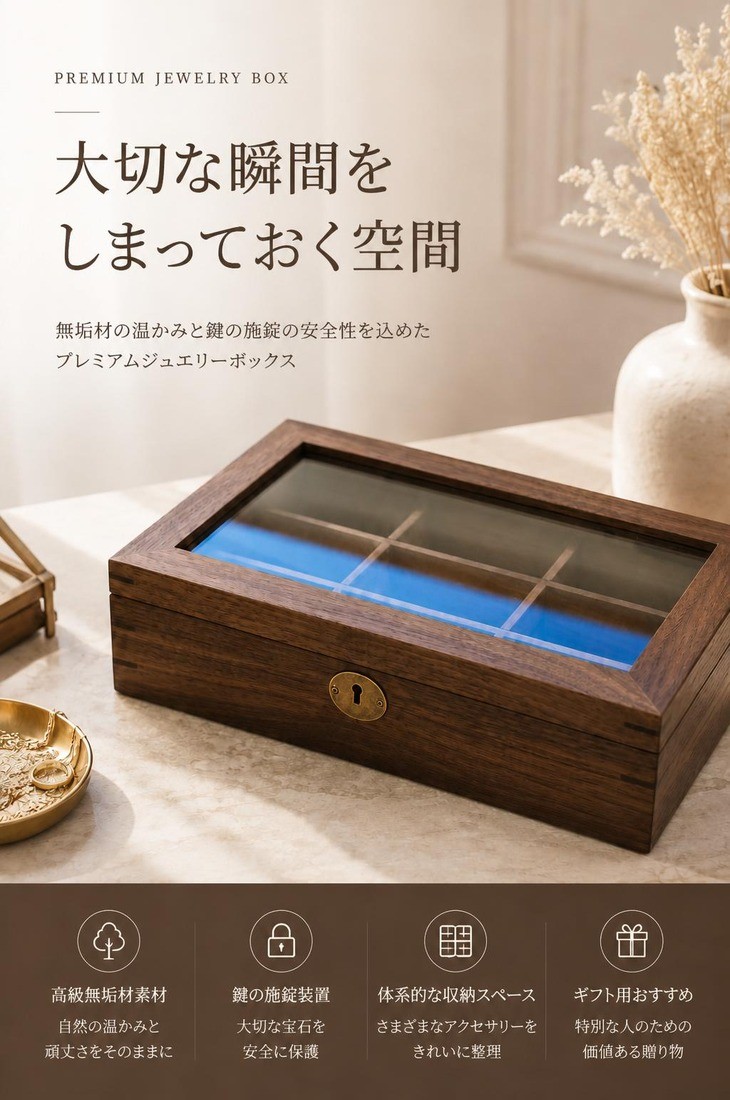 A timeless jewelry box that elevates your space beyond storage by