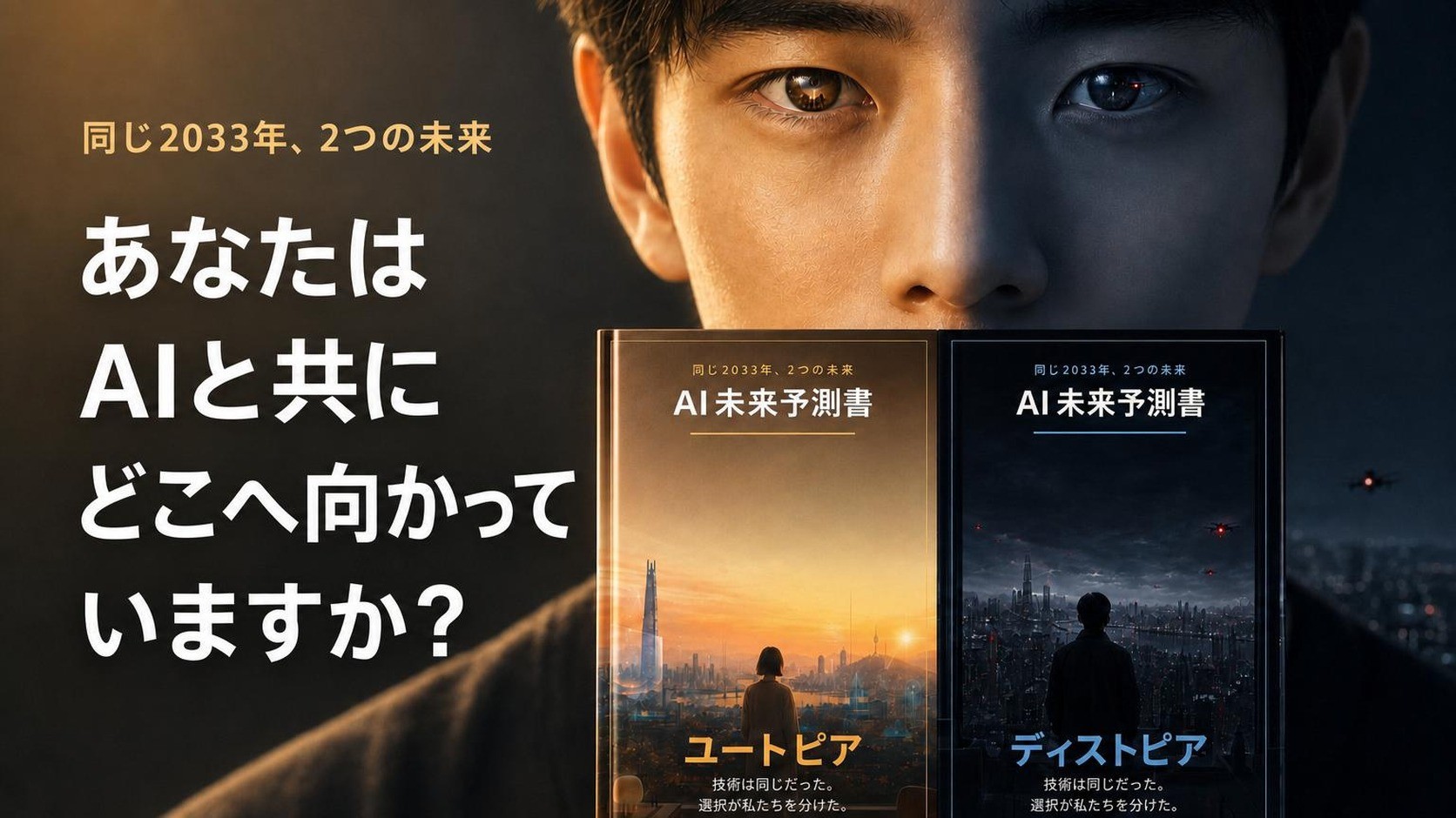 あなたの2033年はAI共存かAI服従か？未来予測小説2巻セット