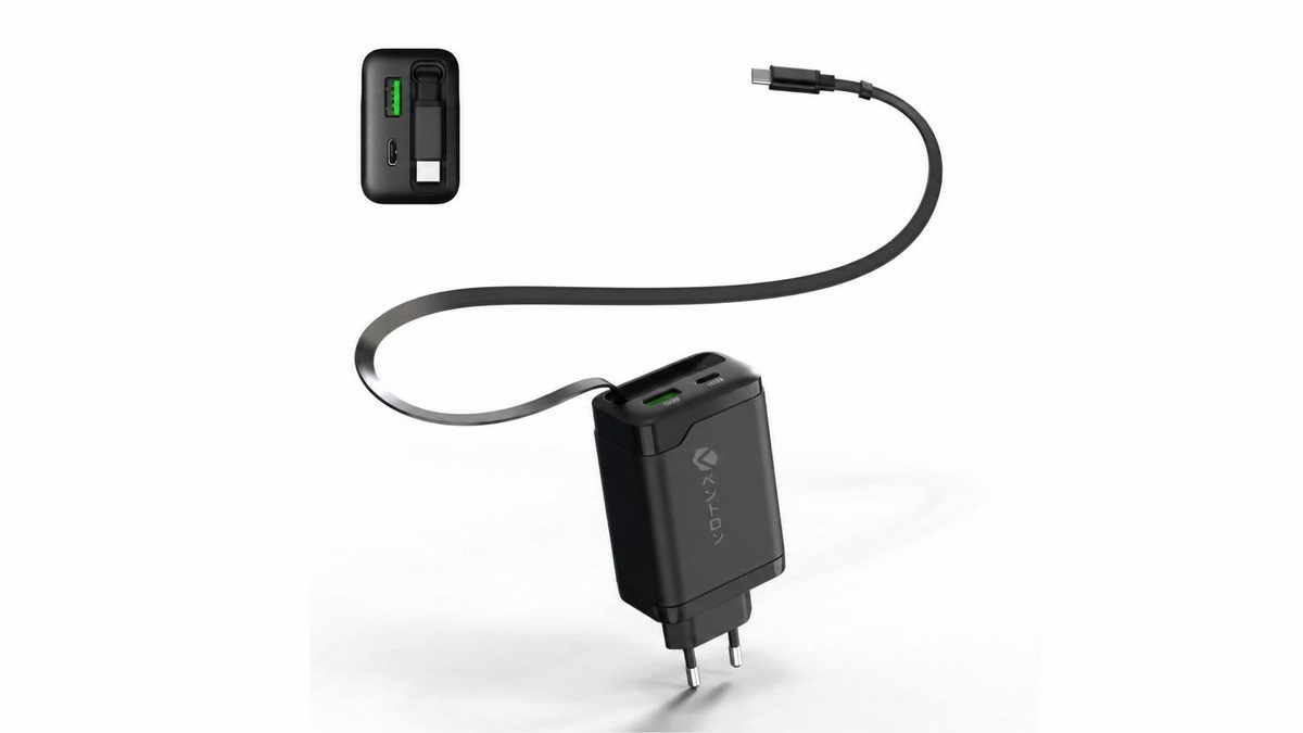 벤타론 GaN 65W USB-C一体型 超高速マルチポート充電器