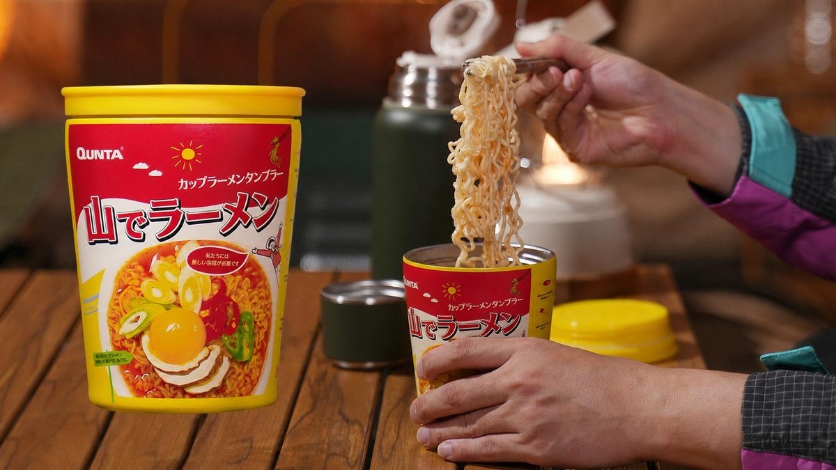 パパはママに【カップラーメンタンブラー】を奪われました。何度も中身を変えられて、ついに…