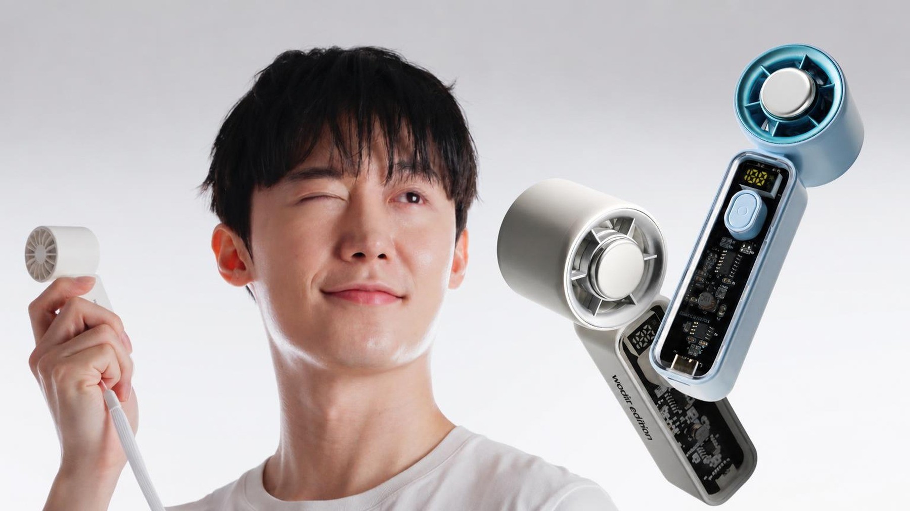 Wadizエディション｜航空機用半導体搭載、透明デザインの120cmクールジェットファン