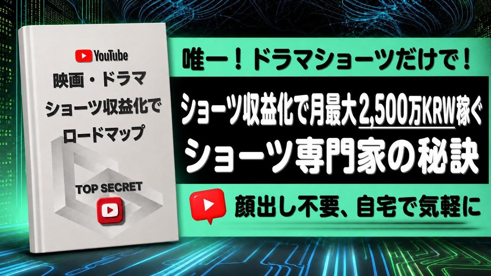 1日1時間の映画・ドラマレビューで自宅でYouTube副収入を実현