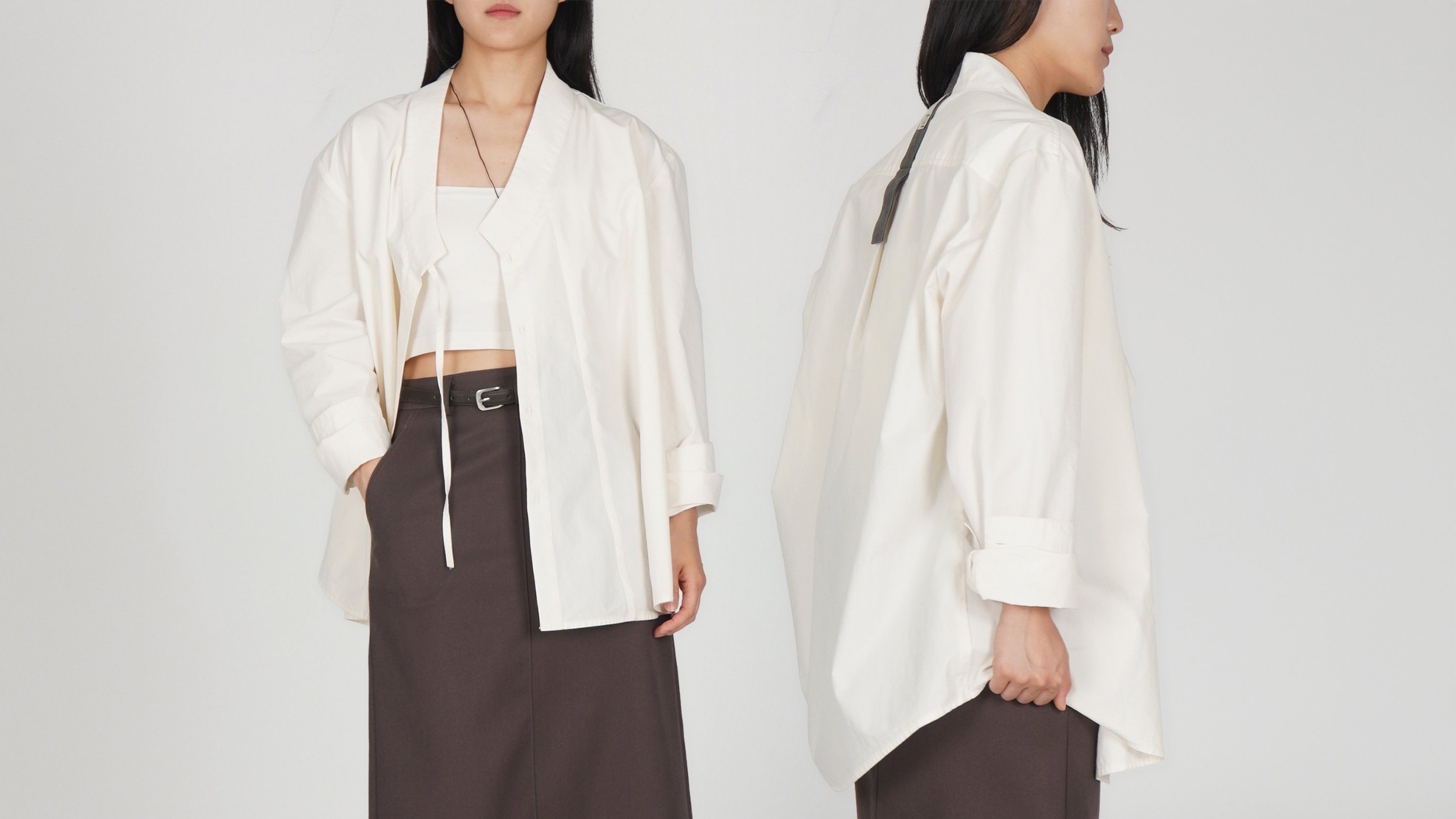 [襦袢衬衫]衬衫都一样？这款不同。