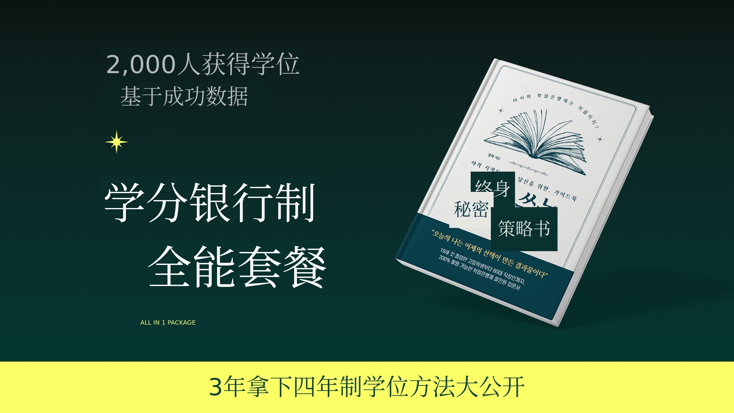 2000人学分银行制→学位获取成功公式全覆盖的学分银行制全能指南