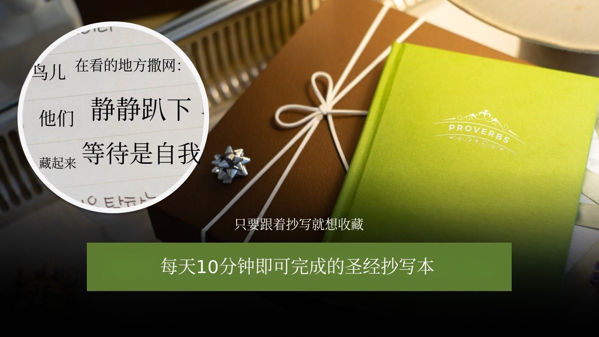 每日10分钟｜轻松抄写，温暖心灵的话语，《浪子圣经抄写》箴言篇
