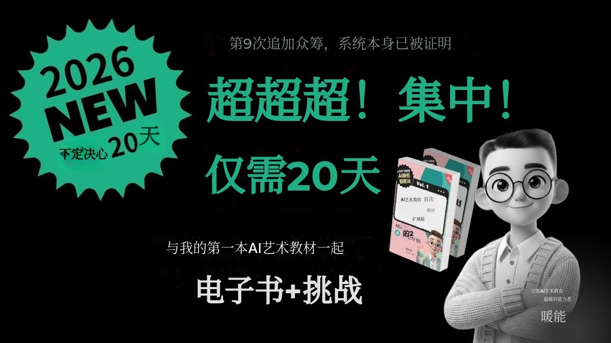 [第9期/累计2亿] AI新手→60天实现首盈利，AI艺术全攻略