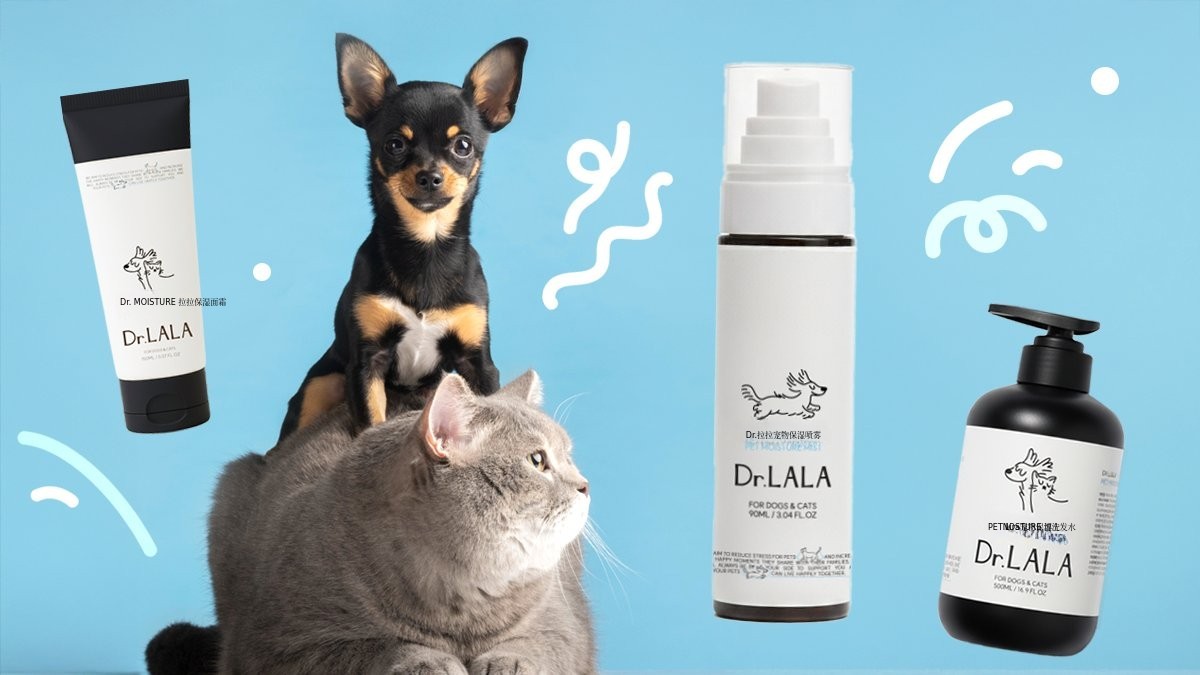 每日呵护宠物肌肤，兽医研发的Dr.LALA宠物保湿喷雾
