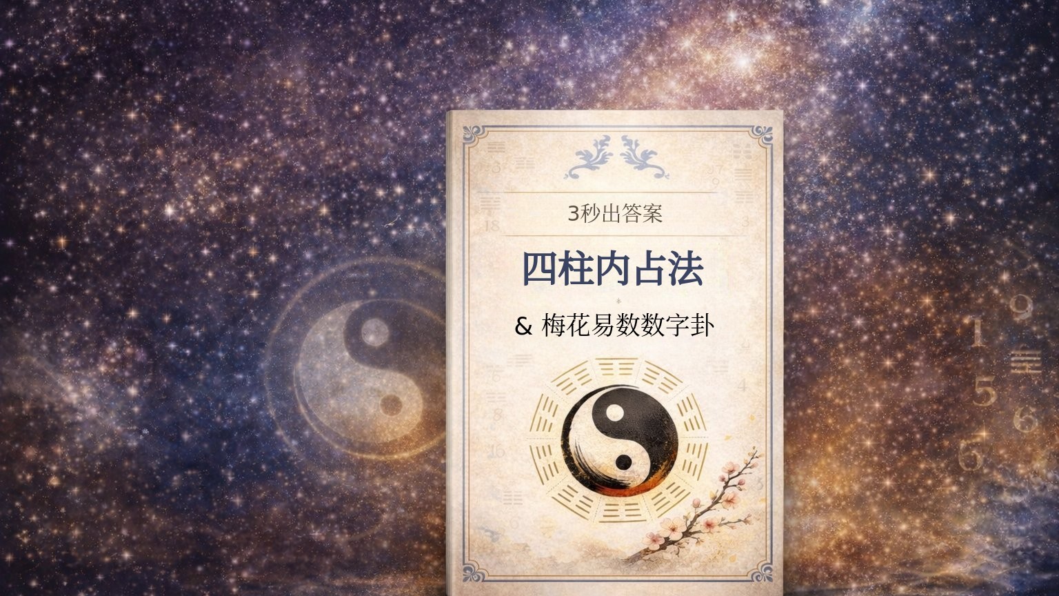 3秒速解的四柱预测与梅花易数数字占卜