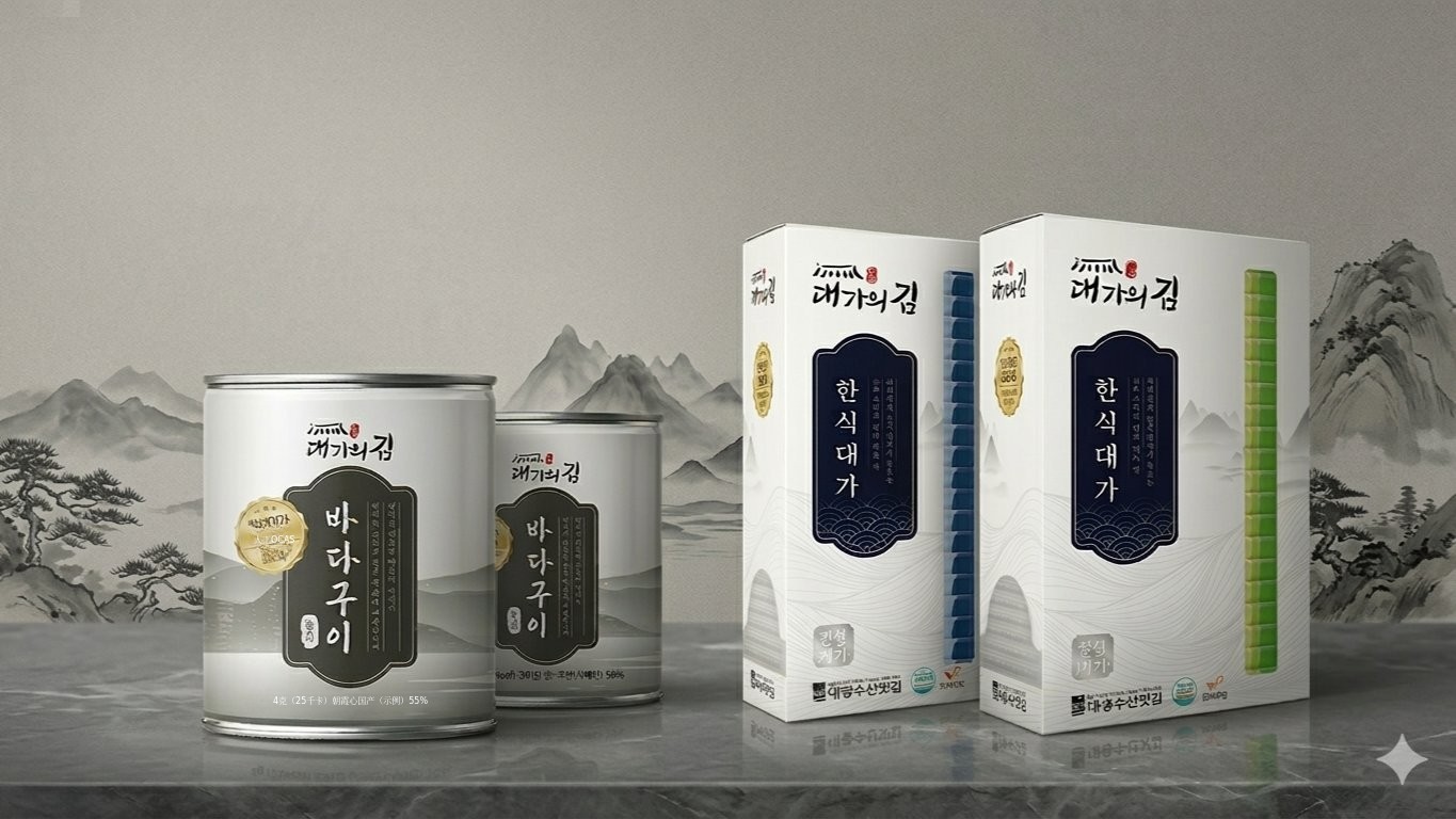 韩食大师精选，双重烘烤的真味海苔