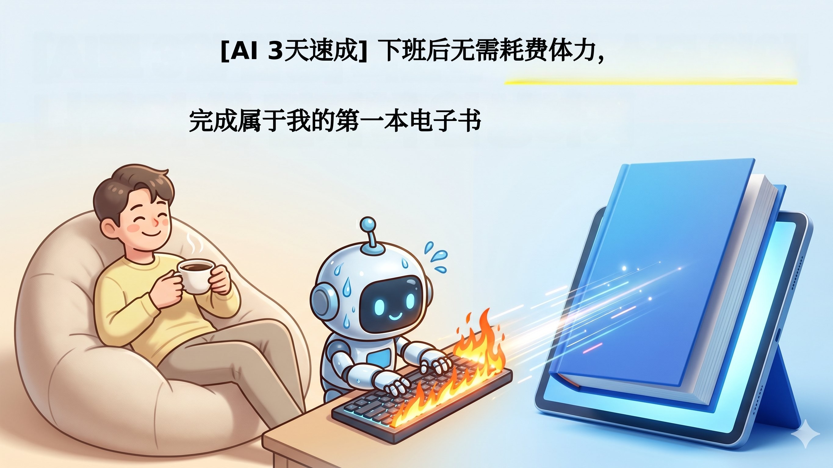 [懒人作家的秘密] 无文采也能用AI三天内出版电子书