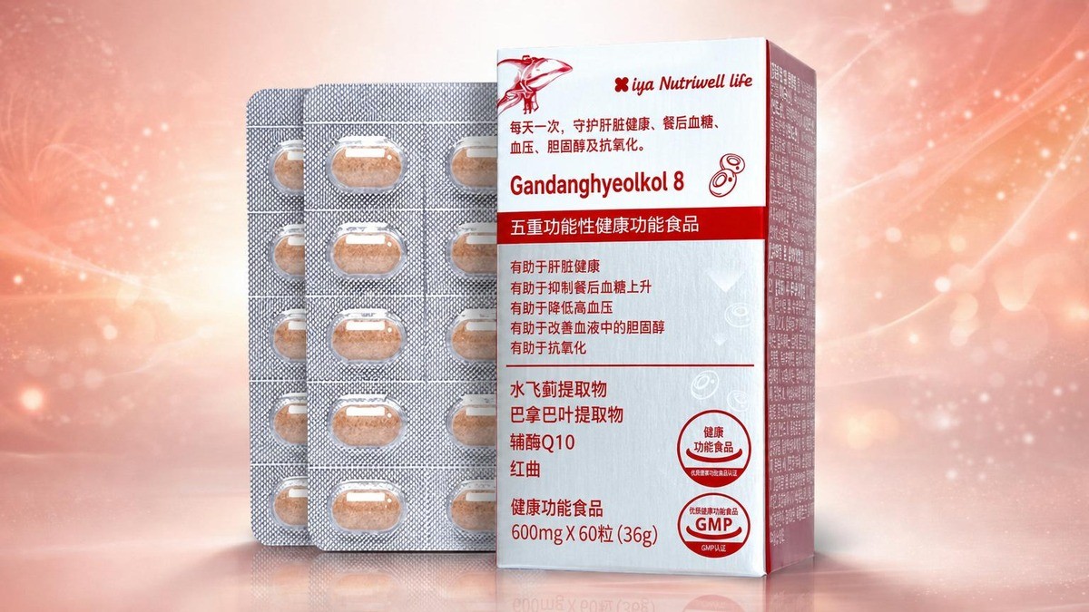 [药监认证五重功效] 一瓶搞定肝脏、血糖、血脂五大健康需求！