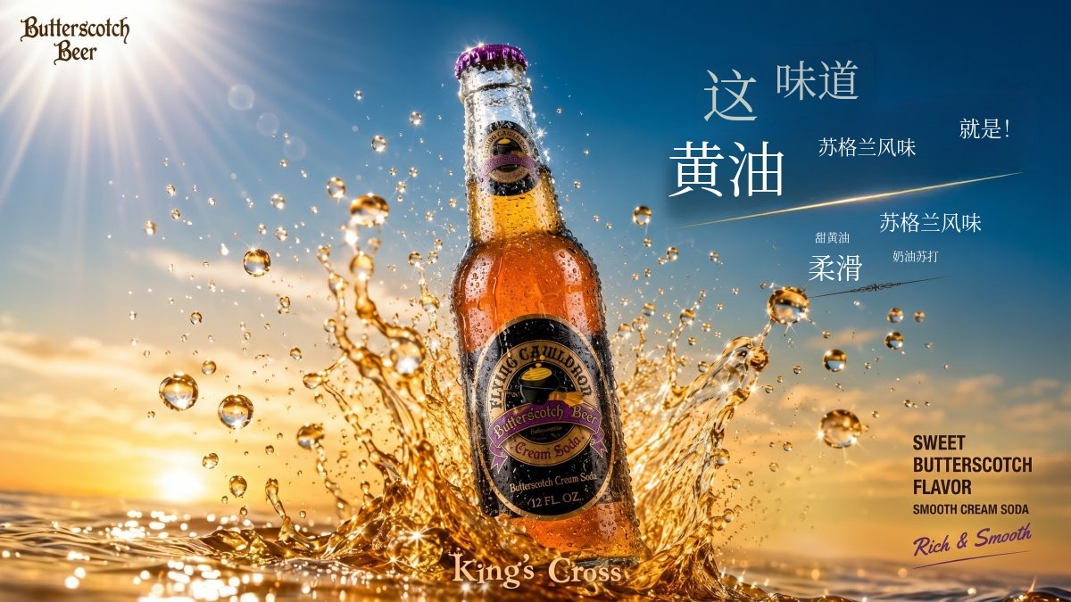 海外乐园风，美国Reeds无酒精奶油太妃啤酒，奶油苏打