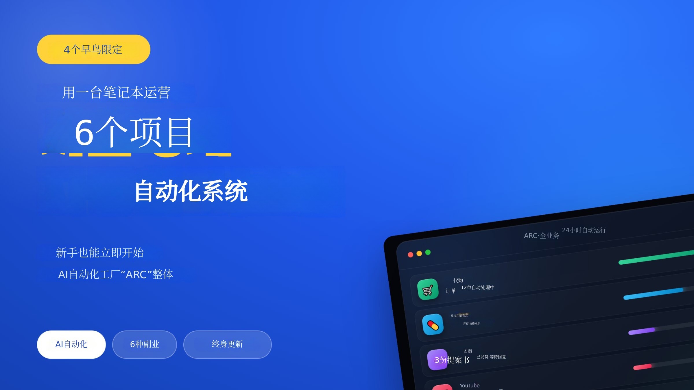 零员工，六大业务。用ClaudeCode打造的单人自动化工厂ARC
