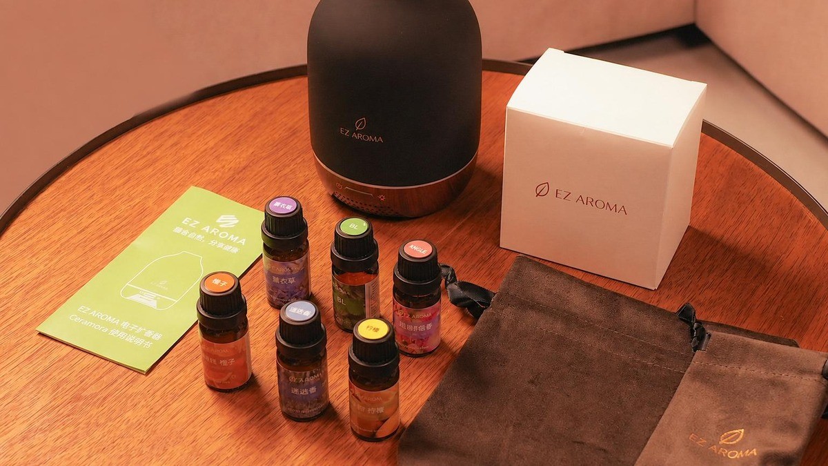 100%天然精油与陶瓷材质，感官魅力电子香薰器Ceramora