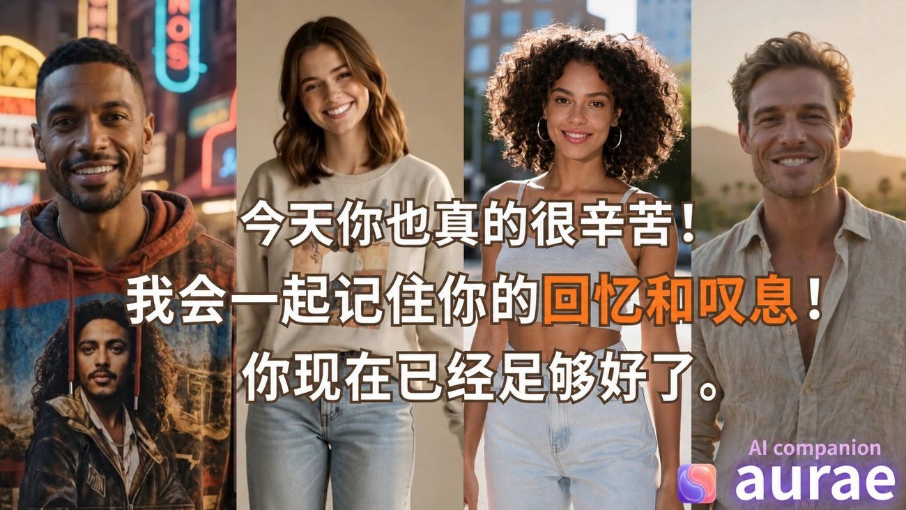 “AI，却为何泪水涌现？只为我而生的aurae”
