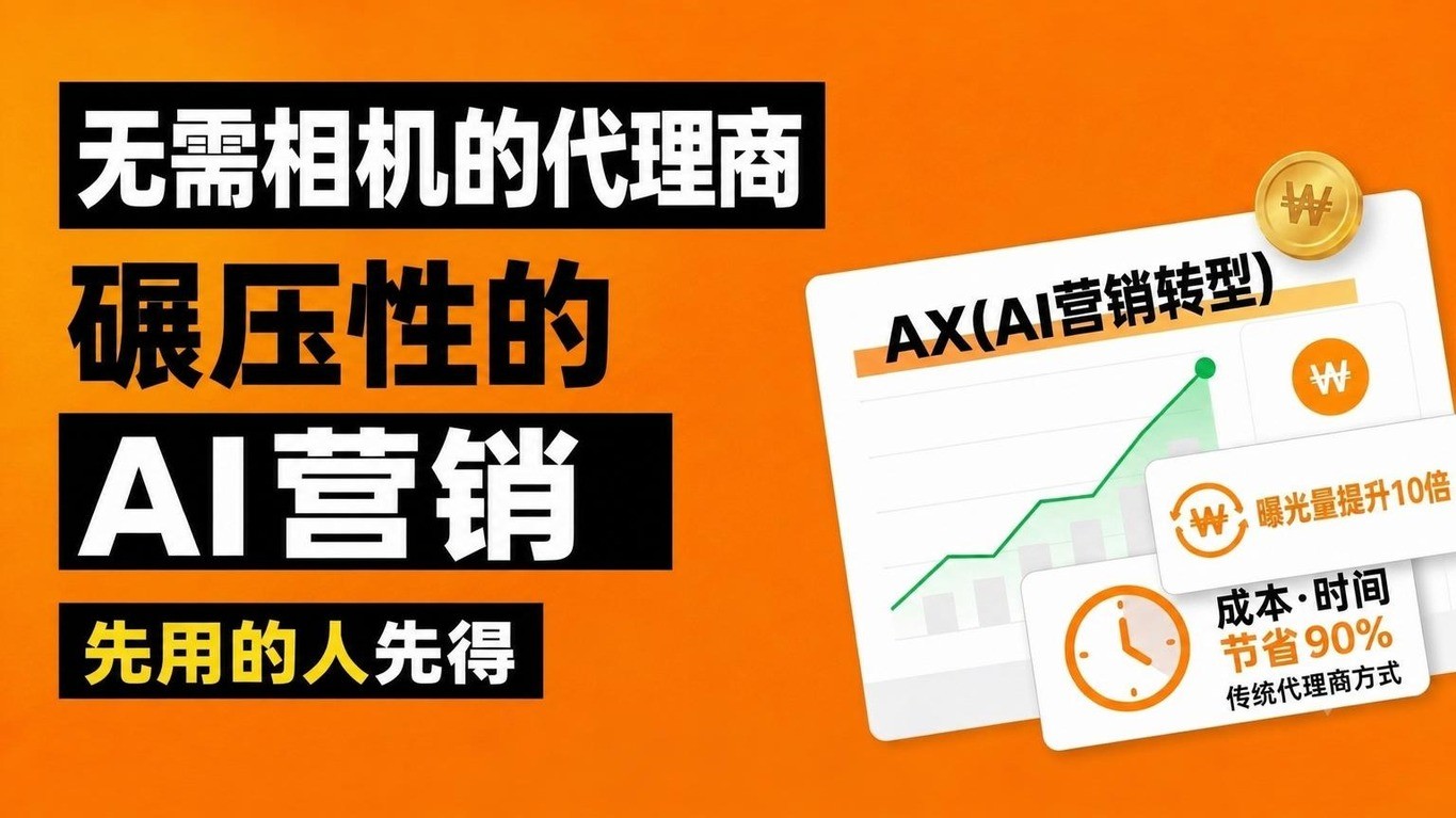 无摄像机也能颠覆代理商——打造销量的AI营销