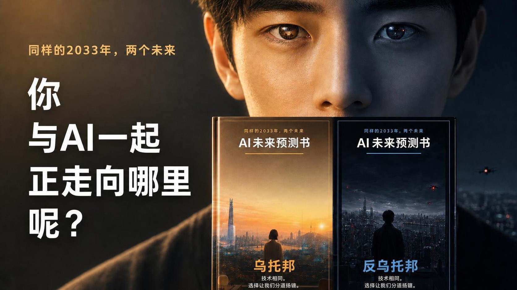你的2033年：AI共存还是AI服从？未来预测小说双书套装