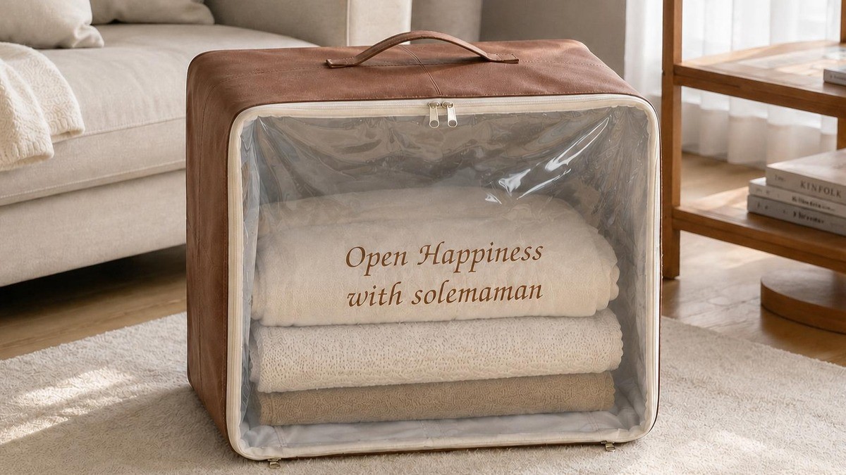 Open Happiness 视界收纳，奢华大号皮革包