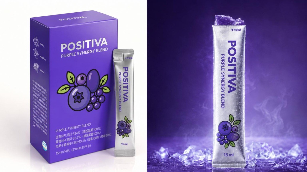 Positive Purple Synergy Blend _ 蓝莓、哈斯卡莓与接骨木莓