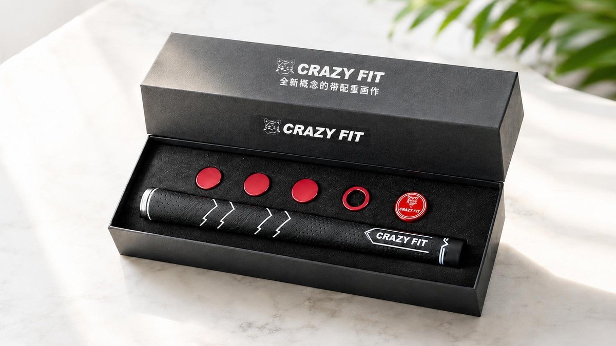 历经5年研发，全球首创！CrazyFit创新加重高尔夫握把