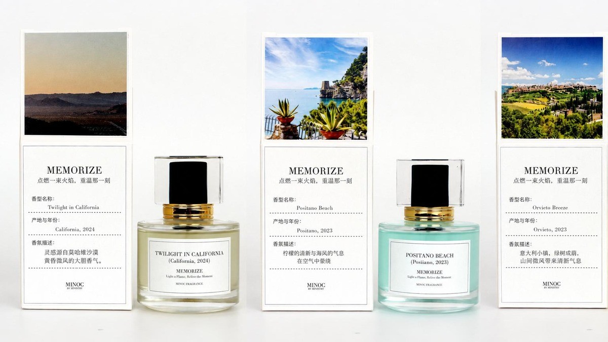 [Minok Memorize Perfume] 记忆会消逝，香气却永存当下。