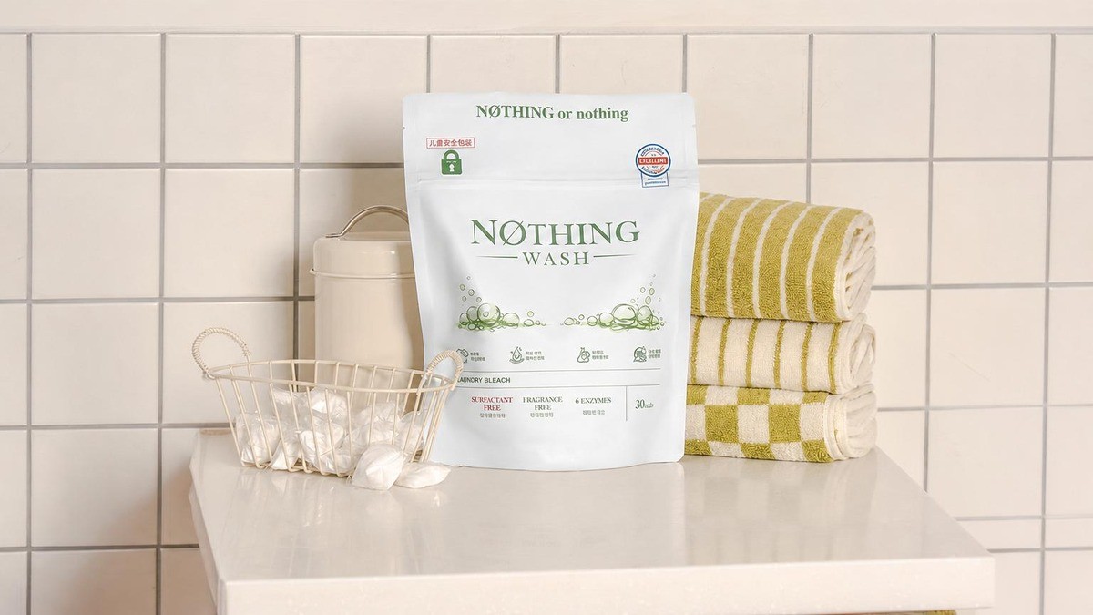 无界面活性剂的高端胶囊洗衣液，NothingWash