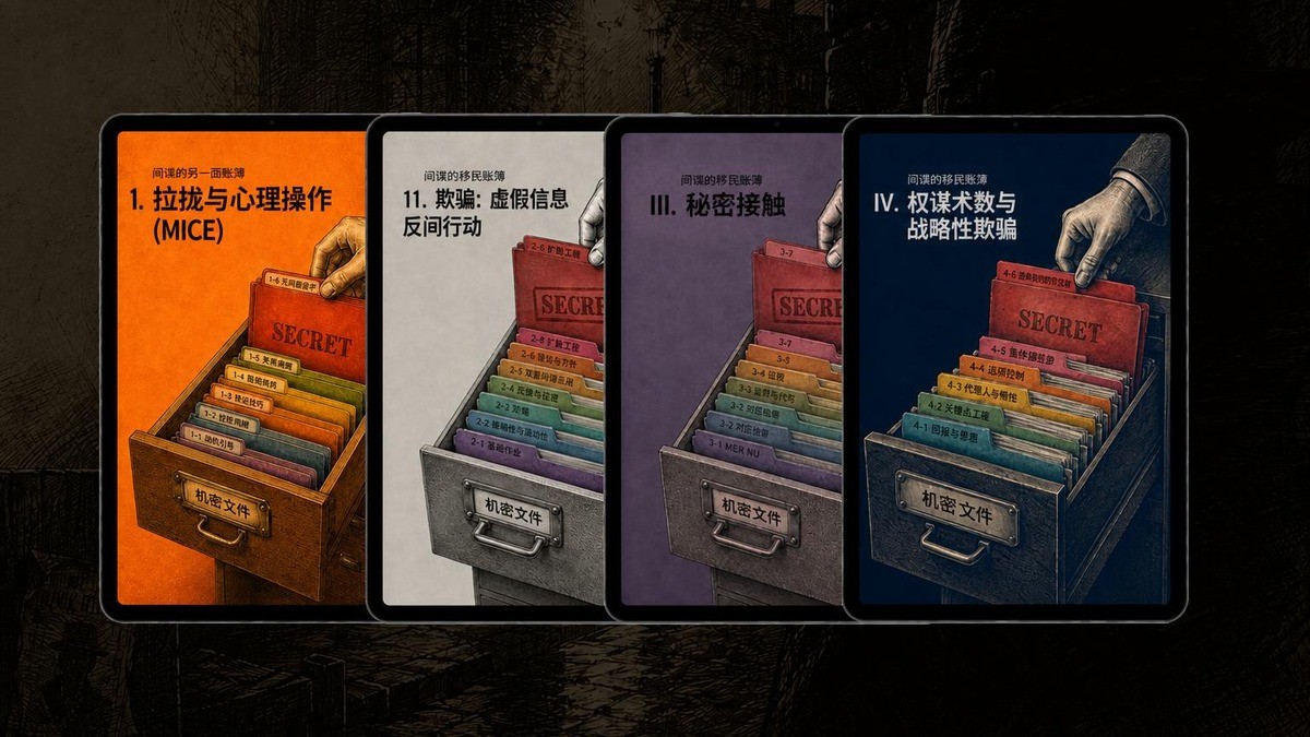 间谍如何操控人心 《间谍的秘密账本》