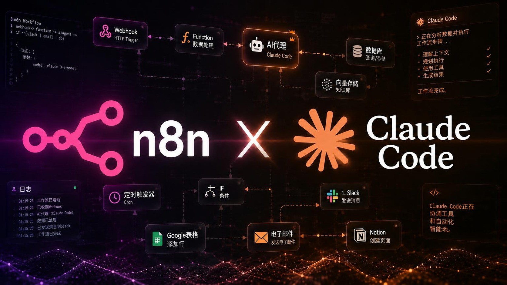 Claude Code × n8n 脚本与AI代理实战课程